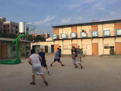 天工公司土建十五部舉辦籃球友誼賽 豐富員工業(yè)余生活