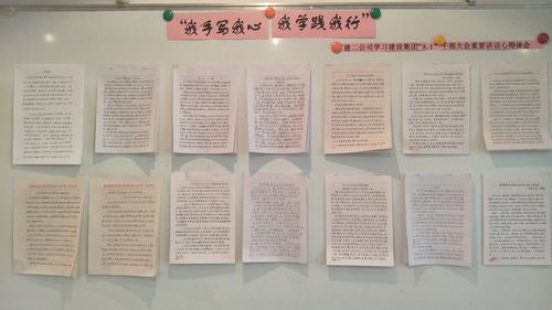 “我手寫(xiě)我心，我學(xué)踐我行”