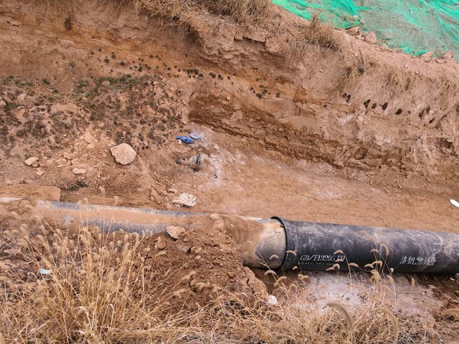 蒲白礦務(wù)局罕井家屬區(qū)居民供水管道工程  圓滿完成并投入使用