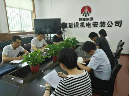 司正林在機(jī)電安裝公司調(diào)研