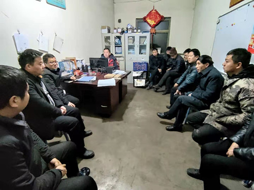 陜煤建設(shè)機電安裝公司黃陵項目部施工大干迎新年