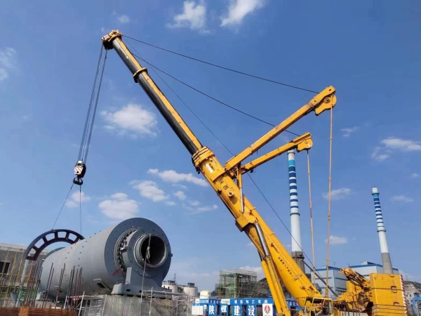 陜煤建設機電安裝公司涼水井項目部項目建設“加速跑”