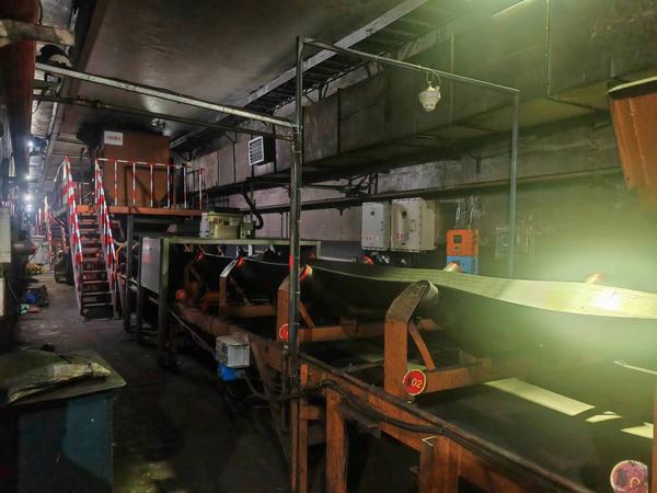 陜煤建設(shè)洗選煤運(yùn)營(yíng)公司第二項(xiàng)目部：檸條塔721、722膠帶機(jī)帶面更換工程順利完工